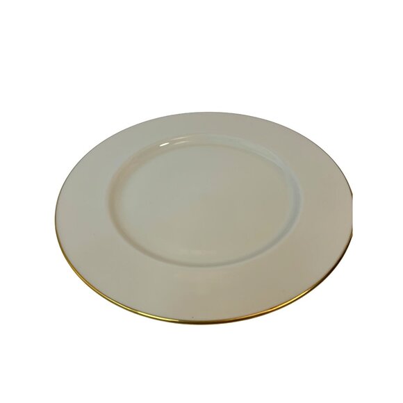 Lenox Special Gold Rim Ivory Dinner Plate 10.5" USA Fine China Multiple 8680 - Picture 1 of 4